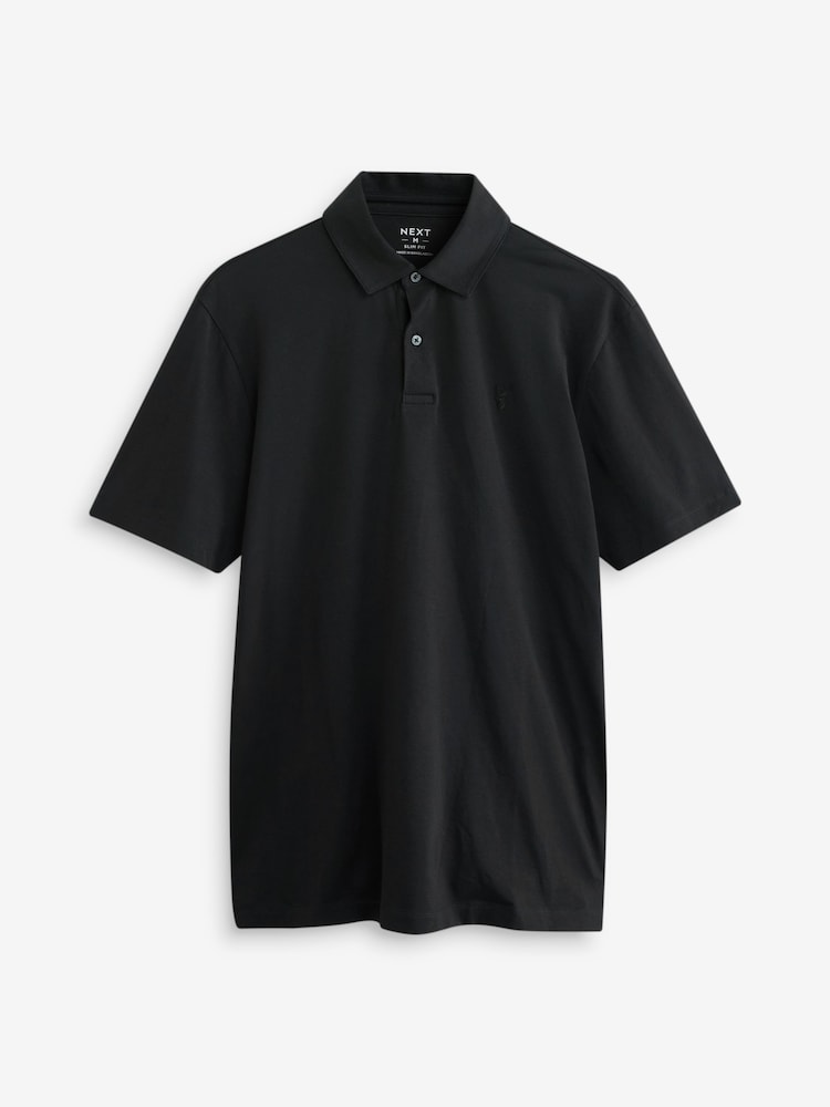 neutre - Slim Fit (Slim Fit) - Polo en jersey Manches courtes 3 Pack - Image 8 of 12