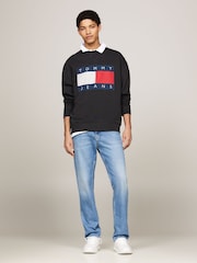Tommy Jeans Blue Regular Fit Ryan Straight Jeans - Image 1 of 4