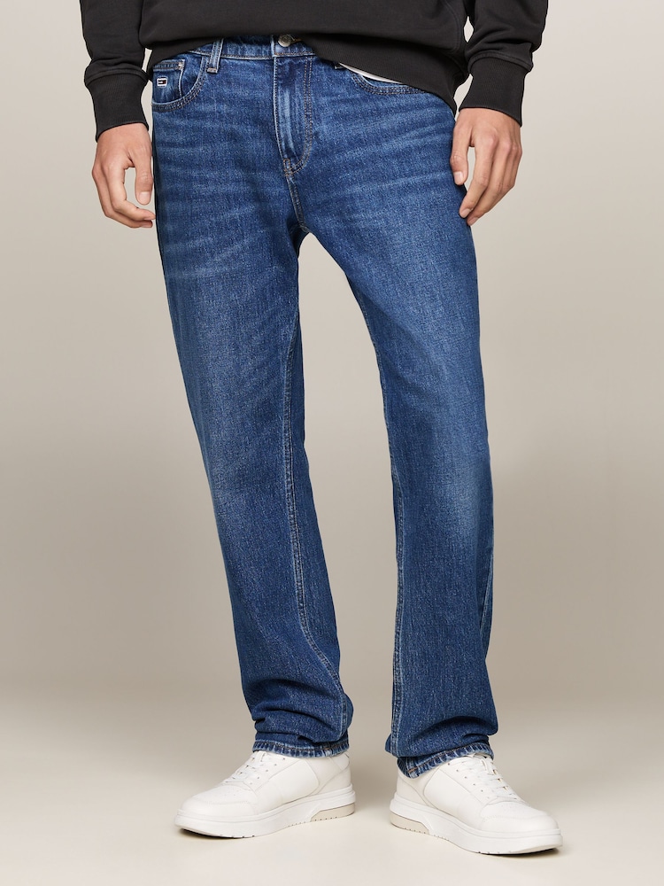 Tommy Jeans Blue Regular Fit Ryan Straight Jeans - Image 1 of 4