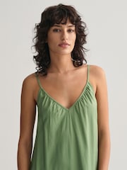 GANT Green Strappy Maxi Dress - Image 7 of 8