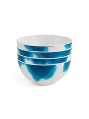 Rick Stein 16 Piece Blue Picnic Melamine Set - Image 4 of 6