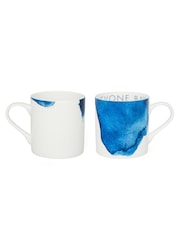 Rick Stein Set of 4 Blue Coves of Cornwall Mugs - Image 2 of 5