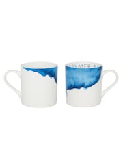 Rick Stein Set of 4 Blue Coves of Cornwall Mugs - Image 3 of 5