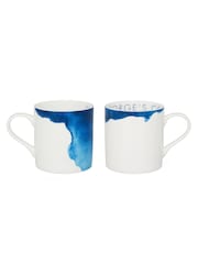 Rick Stein Set of 4 Blue Coves of Cornwall Mugs - Image 4 of 5