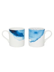 Rick Stein Set of 4 Blue Coves of Cornwall Mugs - Image 5 of 5