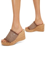 Carvela Comfort Natural Maple Wedge Sandals - Image 1 of 5