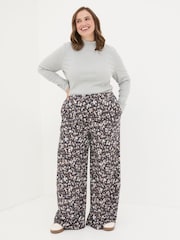 Ines Navy Mark Make Trousers - Image 6 of 9