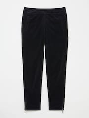 Black Isobel Velvet Trousers - Image 7 of 7