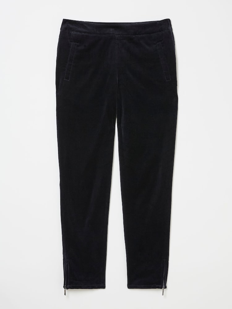 Black Isobel Velvet Trousers - Image 7 of 7