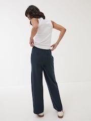 FatFace Navy Ely Wide Leg Trousers - Image 2 of 5