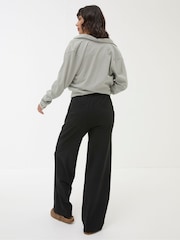 FatFace Black Ely Wide Leg Trousers - Image 2 of 5