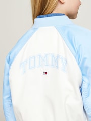 Tommy Hilfiger Blue Varsity Bomber Jacket - Image 3 of 5