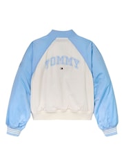 Tommy Hilfiger Blue Varsity Bomber Jacket - Image 5 of 5