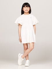 Tommy Hilfiger White Broderie Anglaise Dress - Image 1 of 4
