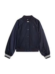 Tommy Hilfiger Blue Varsity Bomber Jacket - Image 4 of 4