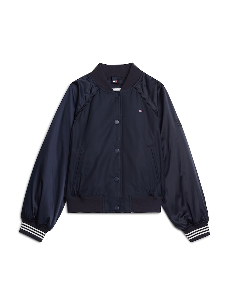 Tommy Hilfiger Blue Varsity Bomber Jacket - Image 4 of 4