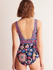 Boden Orange Porto V-Neck Swimsuit - Image 3 of 6