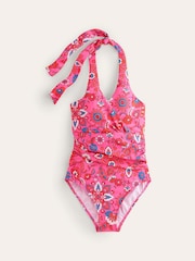 Bañador con cuello halter y diseño fruncido Levanzo de Boden - Imagen 5 de 6