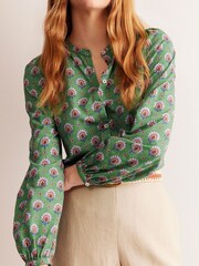 Boden Green Marina Jersey 100% Cotton Shirt - Image 2 of 6