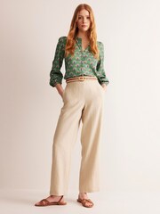 Boden Green Marina Jersey 100% Cotton Shirt - Image 4 of 6
