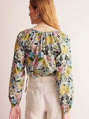 Boden Green Serena 100% Cotton Blouse - Image 4 of 6