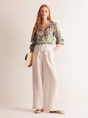 Boden Green Serena 100% Cotton Blouse - Image 5 of 6