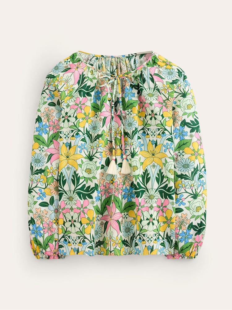 Boden Green Serena 100% Cotton Blouse - Image 6 of 6 Boden Green Serena 100% Cotton Blouse - Image 6 of 6