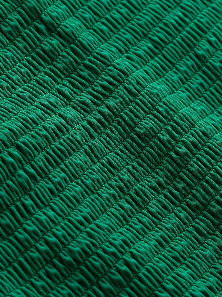 Verde - Bañador palabra de honor con bordado de nido de abeja Milos de Boden - Imagen 6 de 6
