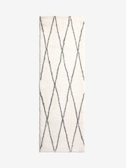 Monochrome Cosy Washable Berber Runner - Image 5 of 5