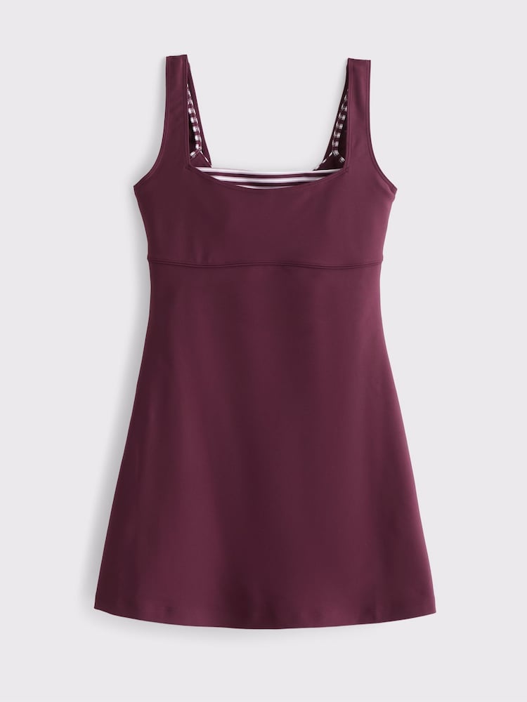 Abercrombie & Fitch Scuplt Double Layer Dress - Imaginea 8 din 8
