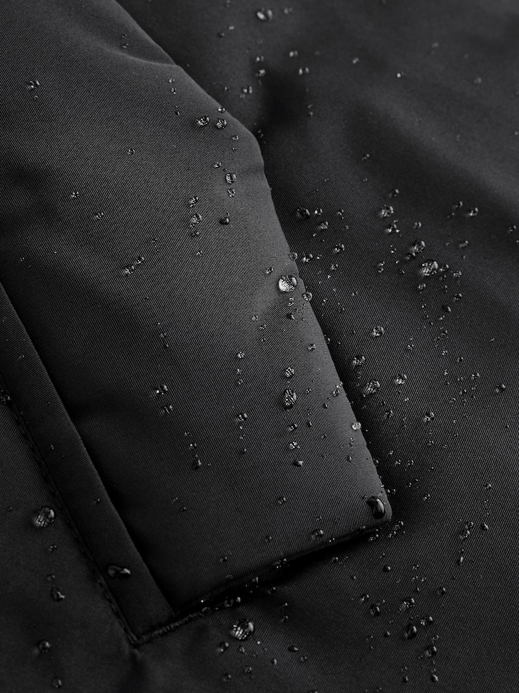 Black Shower Resistant Padded Coat (3-16yrs) - Image 11 of 11