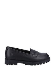 Hush Puppies Black Hazel Senior Loafers - Image 3 of 6