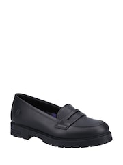 Hush Puppies Black Hazel Senior Loafers - Image 4 of 6