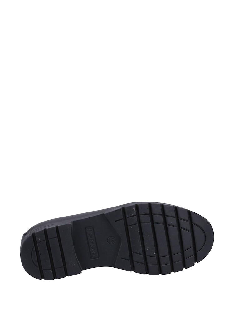 Hush Puppies Black Hazel Senior Loafers - Image 6 of 6