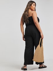 Simply Be Bandeau-Jumpsuit aus strukturiertem Jersey - Bild 2 von 4