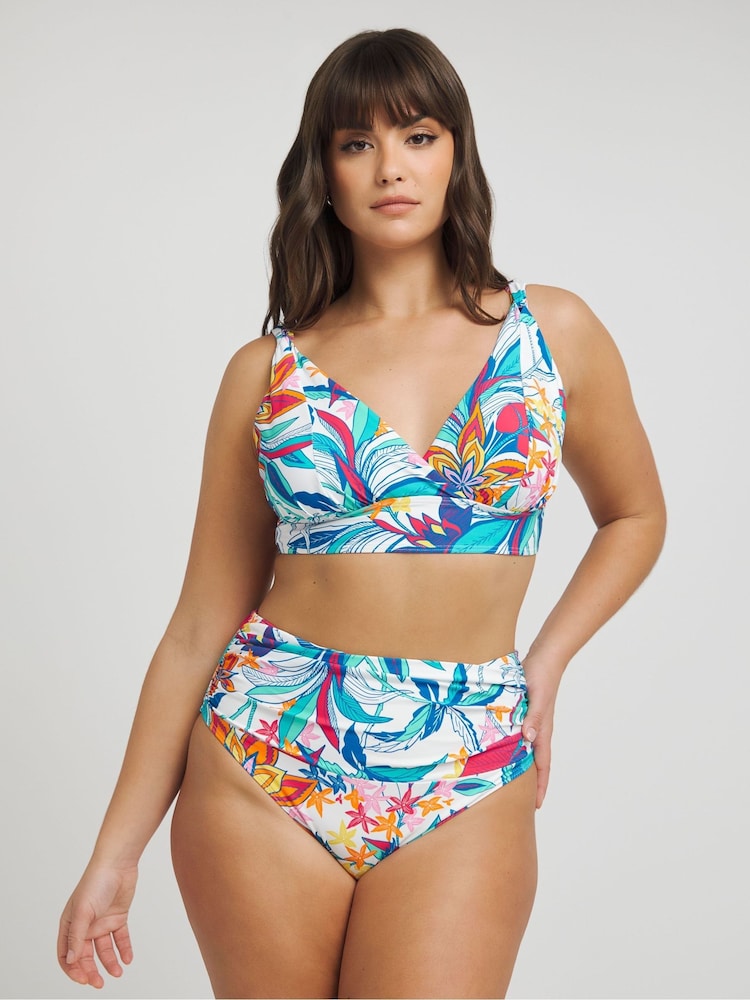Simply Be Blue Magisculpt Lose Up To An Inch Bikini Briefs - Image 1 of 4