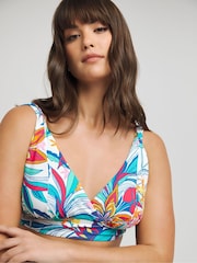 Simply Be Blue Magisculpt Lose Up To An Inch Bikini Top - Image 3 of 4