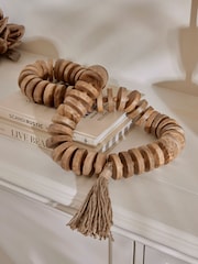 Brown Wooden Decorative Ornaments Chain - Image 1 of 3