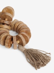 Brown Wooden Decorative Ornaments Chain - Image 3 of 3