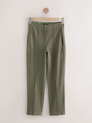 Olive Green Slim Sculpting Trousers - Image 6 of 8