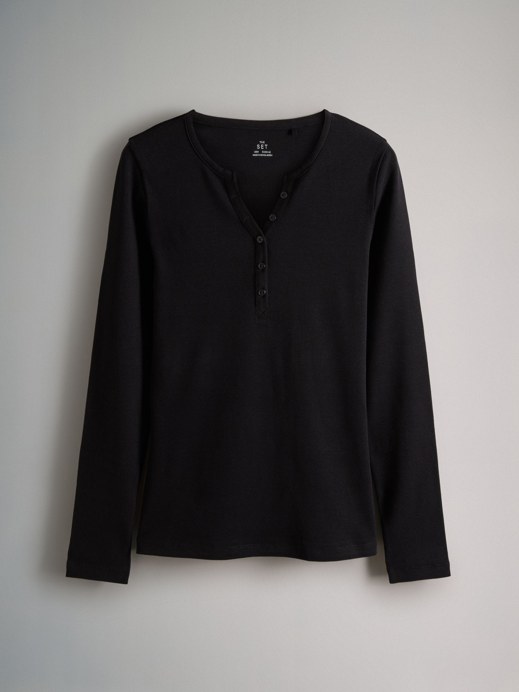 トップス Henley Henley Top Long Sleeves | Wolford United States