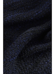 Navy Boucle Button Up Shacket - Image 8 of 8