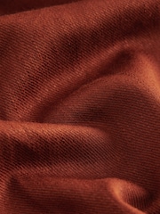 Marron rouille - Pantalon large à dos élastique avec lin - Image 7 de 7