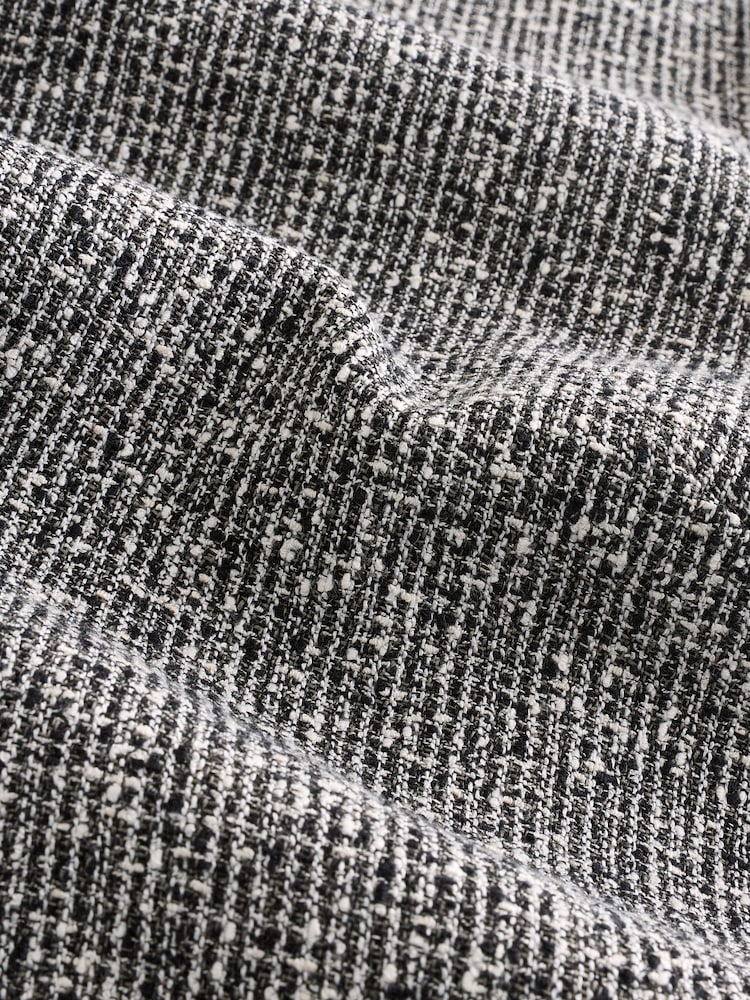 Black/White Boucle Collarless Jacket - Image 7 of 7
