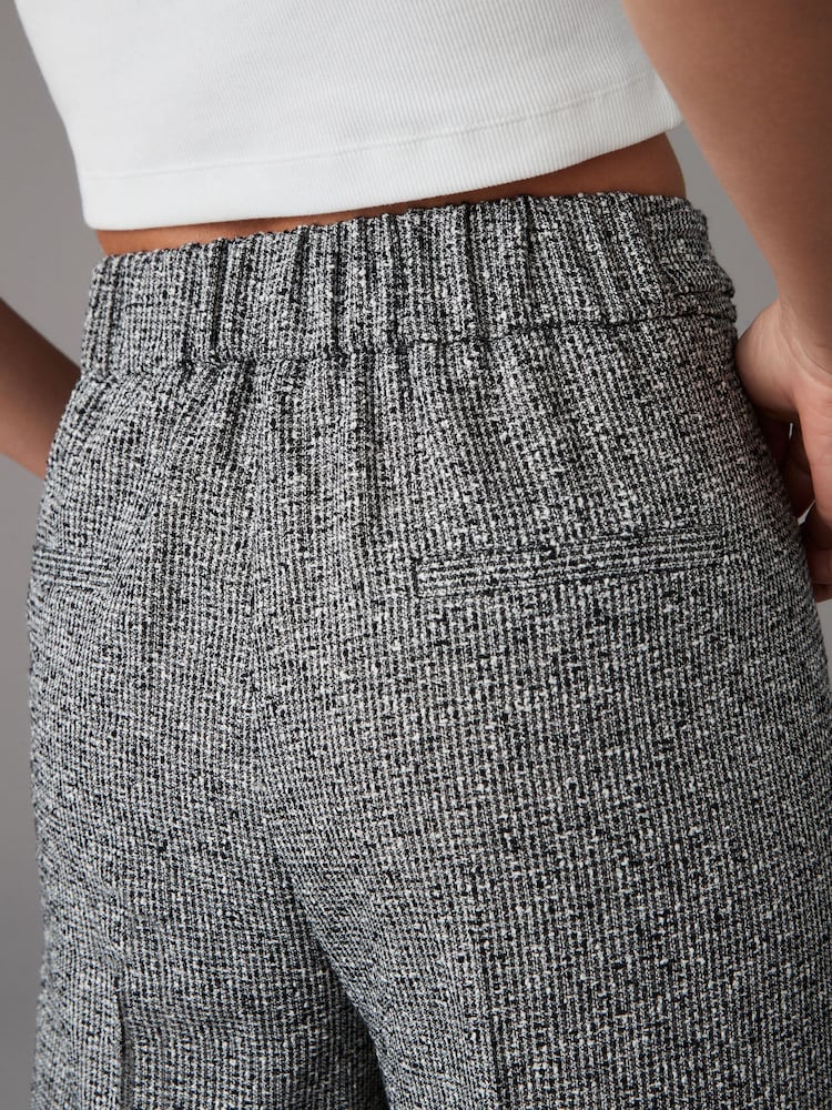 Noir/Blanc - Pantalon Mono à dos élastique - Image 4 of 9