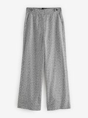 Noir/Blanc - Pantalon Mono à dos élastique - Image 6 of 9