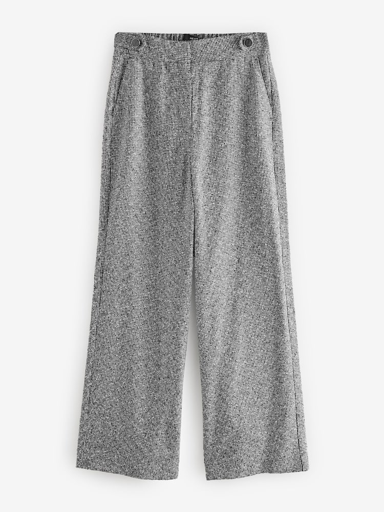 Noir/Blanc - Pantalon Mono à dos élastique - Image 6 of 9