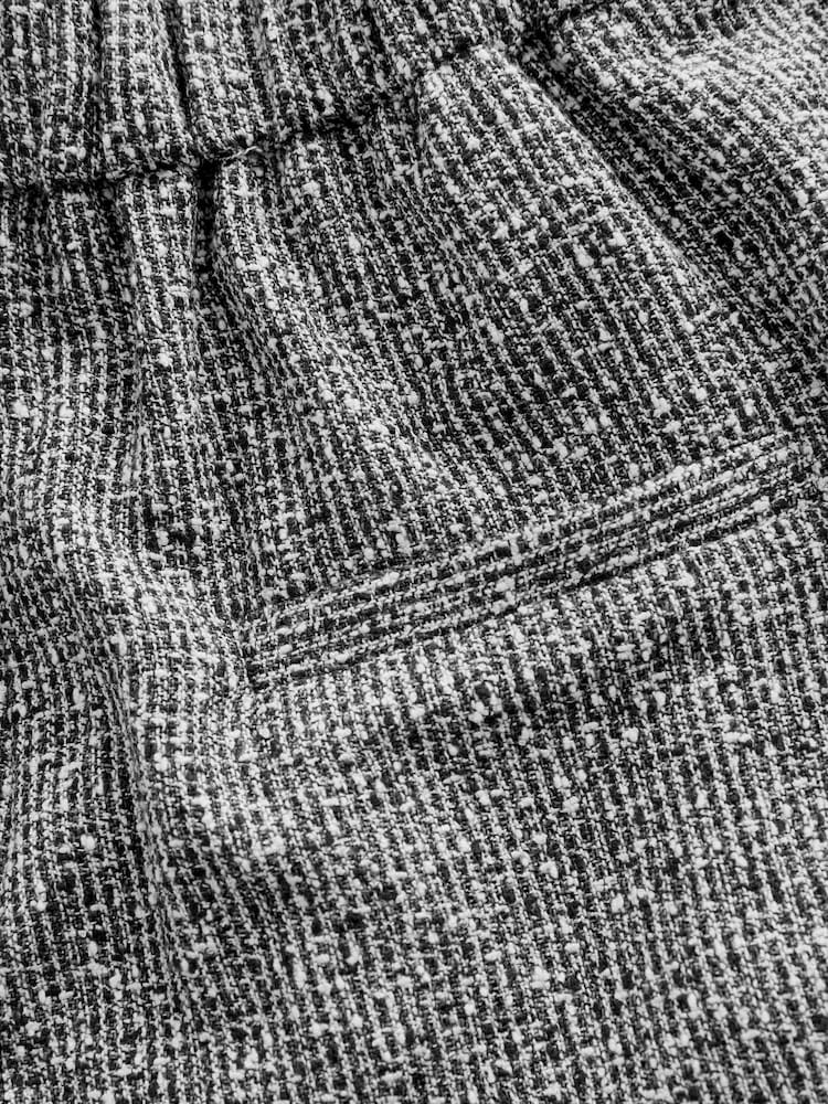 Noir/Blanc - Pantalon Mono à dos élastique - Image 8 of 9