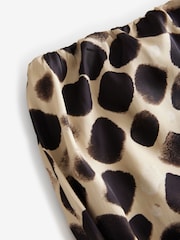 Or - Glossy Satin Top bandeau imprimé - Image 6 de 6
