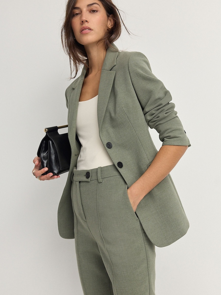 vert - Sculpting Cinch Waist Single Breasted Blazer - Image 1 of 8